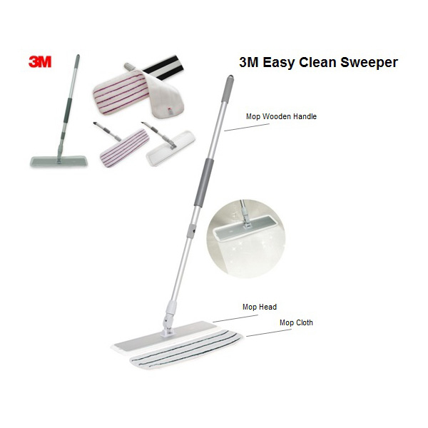 Easy Clean Sweeper Flat Mop Tool 43CM : Size M 